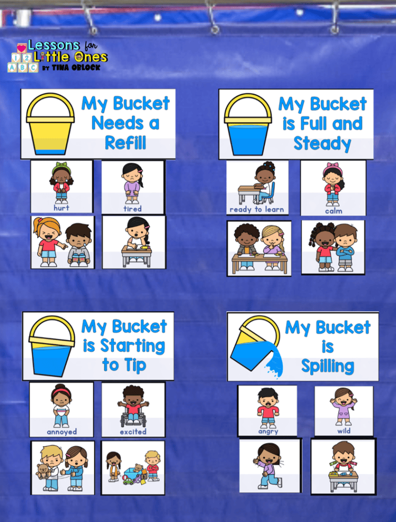 self regulation pocket chart activity feelings sort