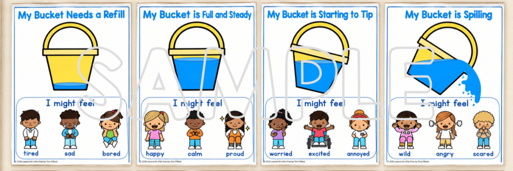 self regulation posters for preschool kindergarten first second grade